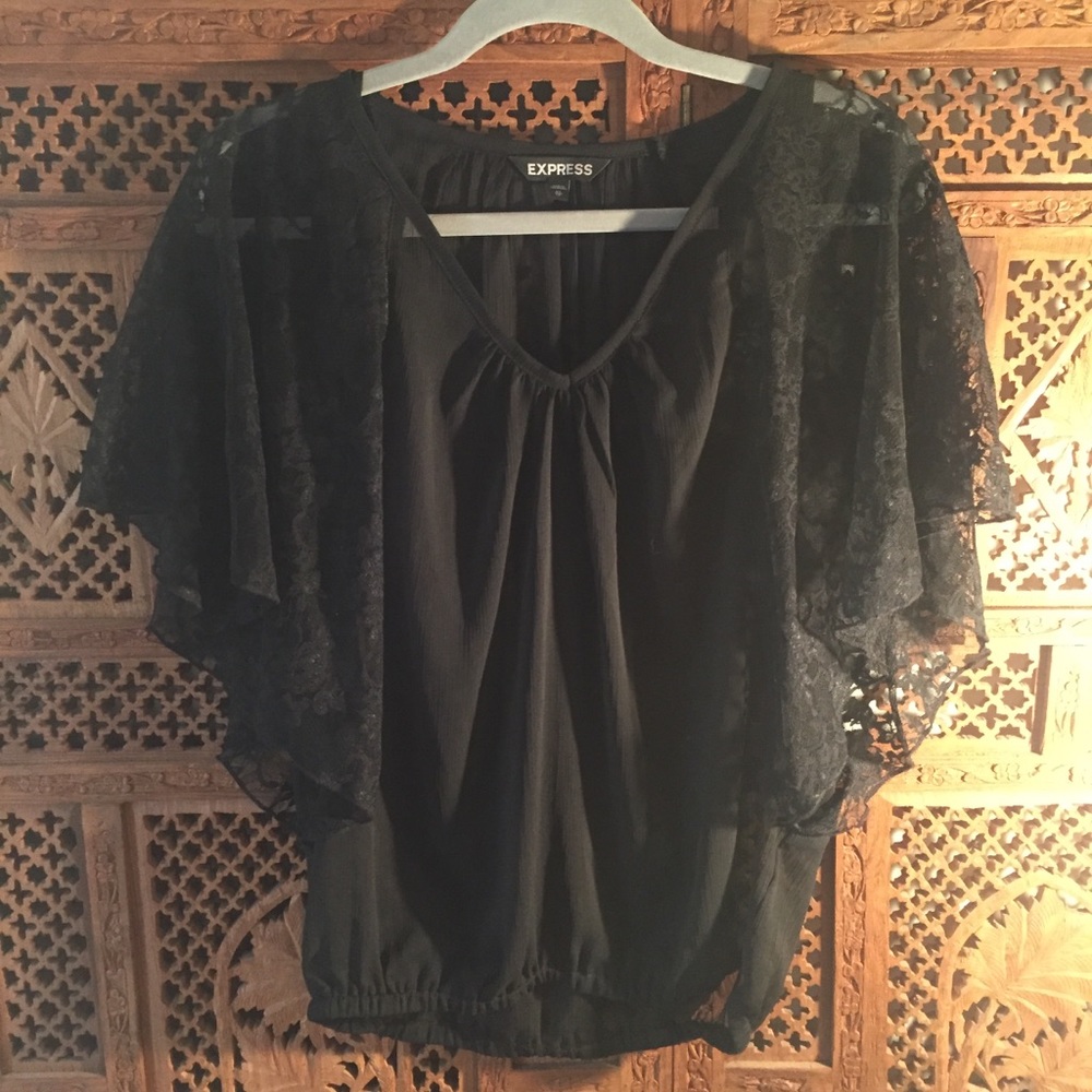 Express Dolman Lace Top